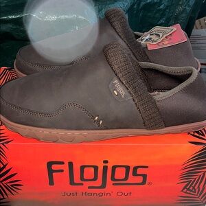 Brand new Flojos unisex Dark Brown Slip-On Loafers